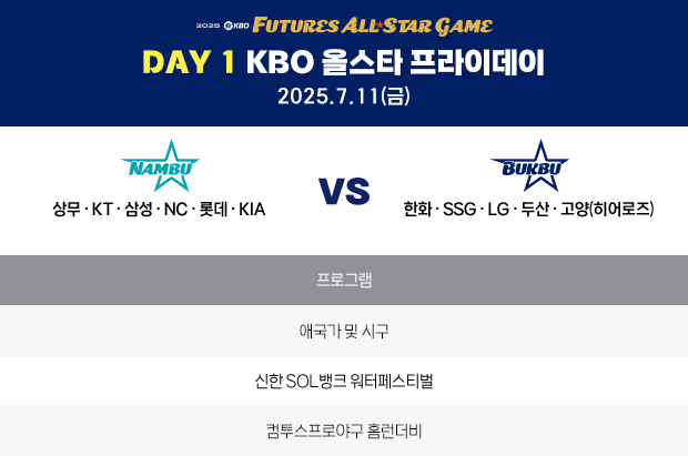 DAY 1 KBO 퓨처스 올스타전 2022.07.15 (금)